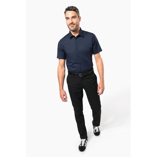 Chemise coton / élasthanne manches courtes - 5