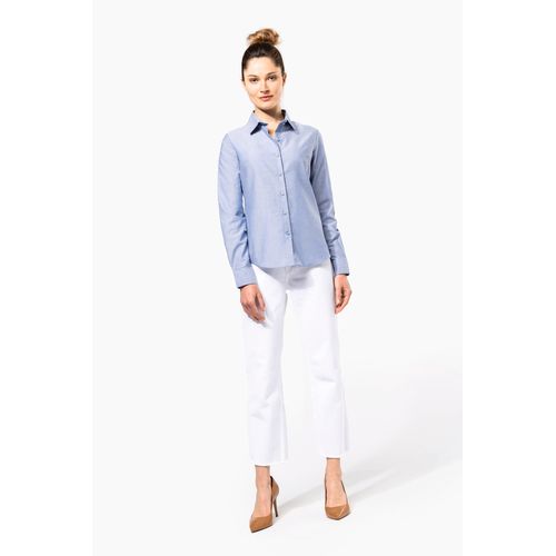 Chemise Oxford manches longues femme - 4