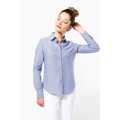 Chemise Oxford manches longues femme - 3