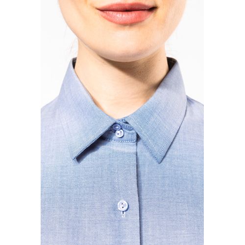 Chemise Oxford manches longues femme - 8