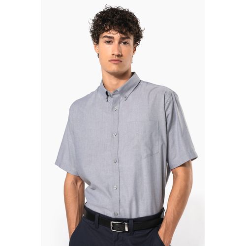 Chemise Oxford manches courtes - 1