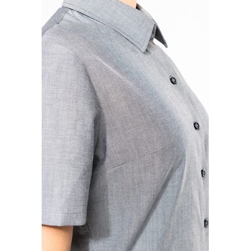 Chemise Oxford manches courtes femme - 9