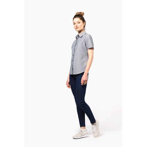 Chemise Oxford manches courtes femme - 5