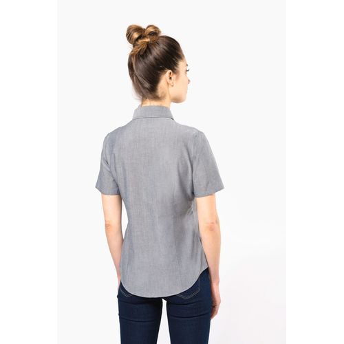 Chemise Oxford manches courtes femme - 2