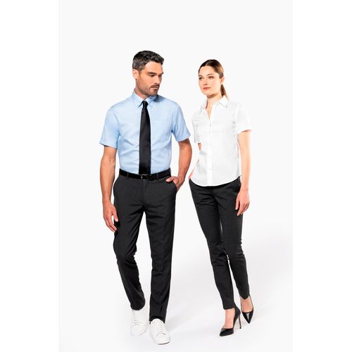 Chemise micro-sergé manches courtes sans repassage - 7