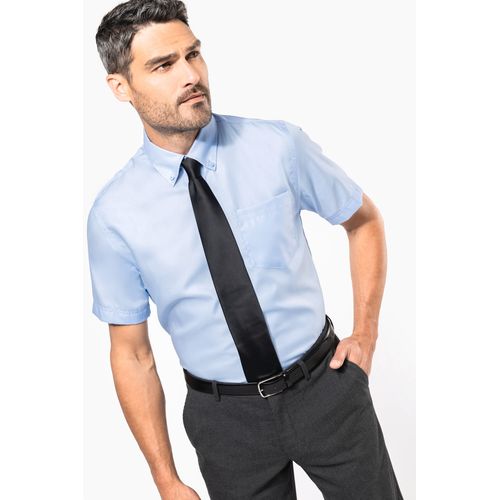 Chemise micro-sergé manches courtes sans repassage - 3