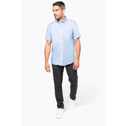 Chemise micro-sergé manches courtes sans repassage - 4