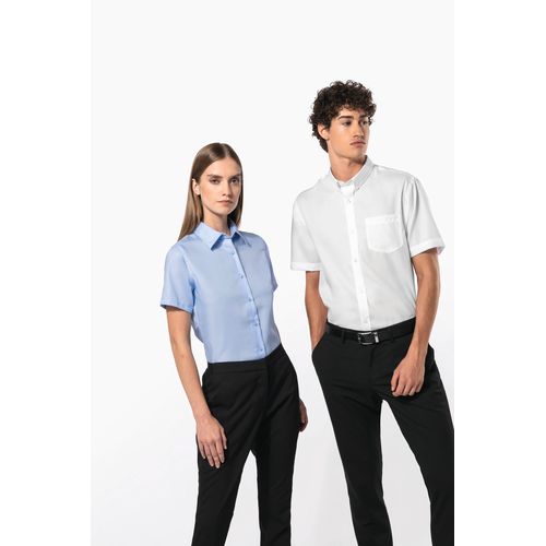 Chemise micro-sergé manches courtes sans repassage thumbnail 12