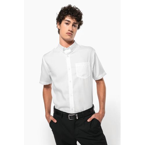 Chemise micro-sergé manches courtes sans repassage thumbnail 7