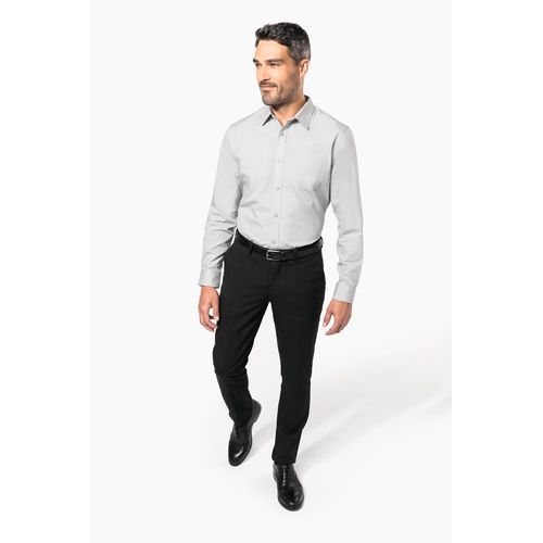 Chemise popeline manches longues - 5