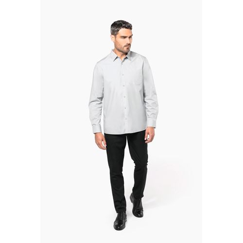 Chemise popeline manches longues - 4