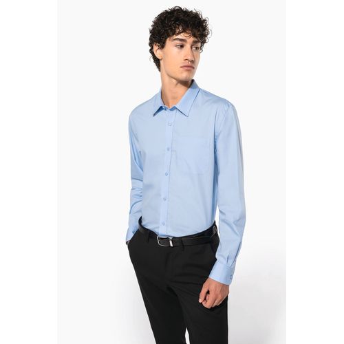 Chemise popeline manches longues - 1