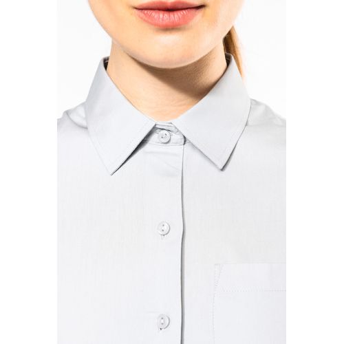 Chemise popeline manches longues femme - 8