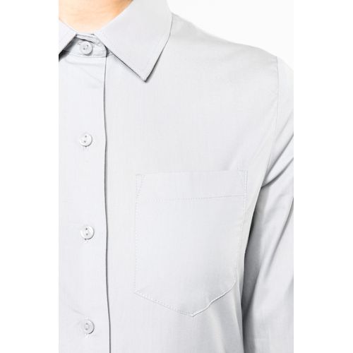 Chemise popeline manches longues femme - 9