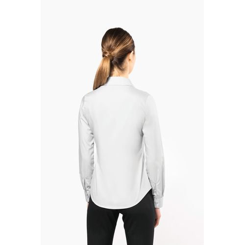 Chemise popeline manches longues femme - 2