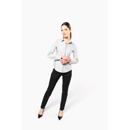 Chemise popeline manches longues femme - 5