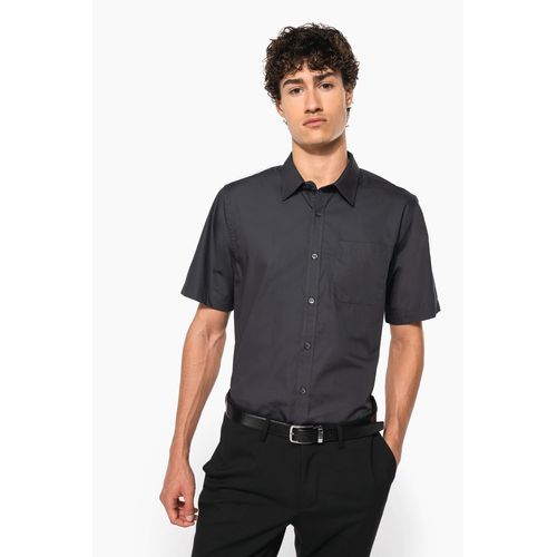 Chemise popeline manches courtes - 1