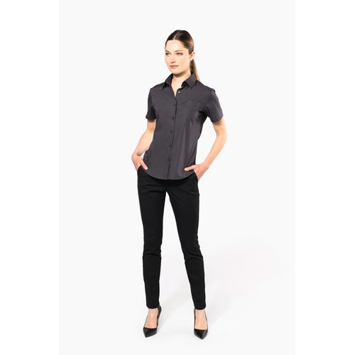 Chemise popeline manches courtes femme - 5