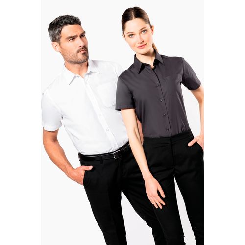 Chemise popeline manches courtes femme - 6