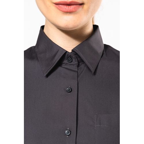 Chemise popeline manches courtes femme - 8