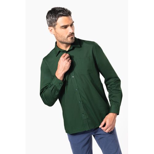 Chemise popeline polycoton entretien facile homme - 3