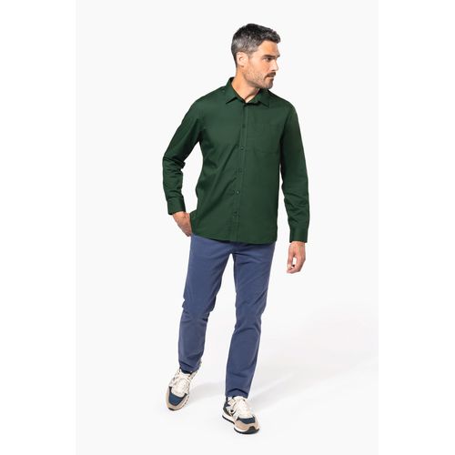 Chemise popeline polycoton entretien facile homme - 4