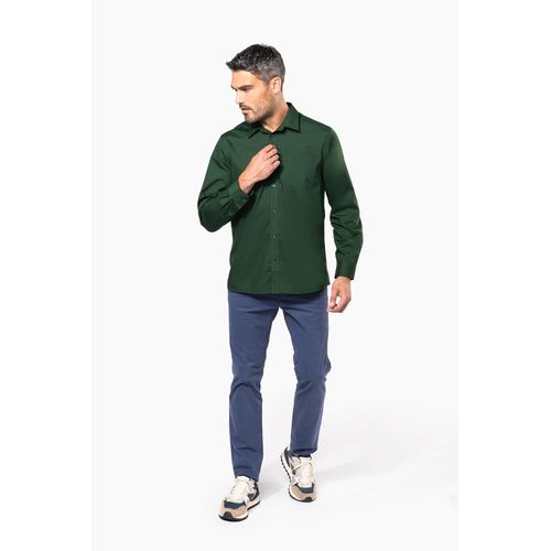 Chemise popeline polycoton entretien facile homme - 5