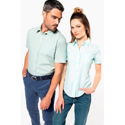 Chemise popeline polycoton manches courtes entretien facile femme - 6