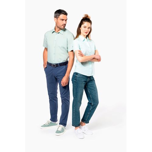 Chemise popeline polycoton manches courtes entretien facile femme - 7