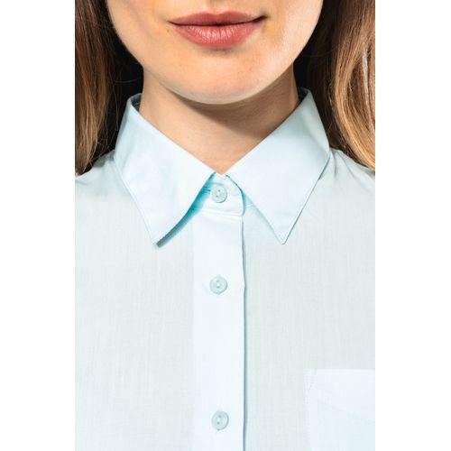 Chemise popeline polycoton manches courtes entretien facile femme - 8