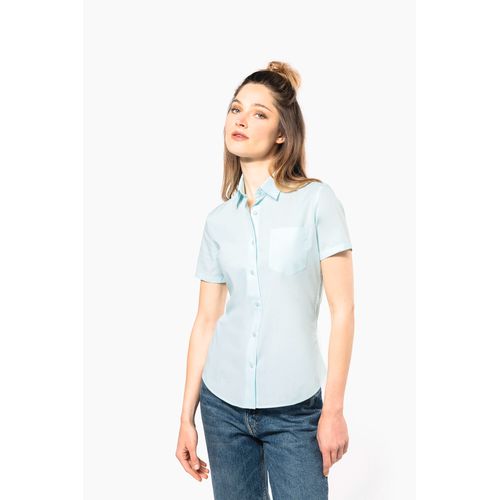 Chemise popeline polycoton manches courtes entretien facile femme - 3