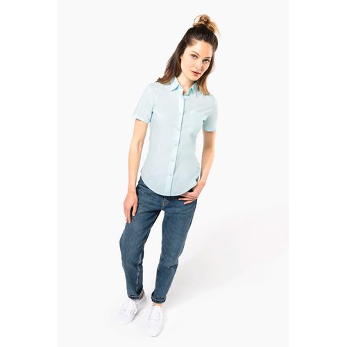 Chemise popeline polycoton manches courtes entretien facile femme - 4