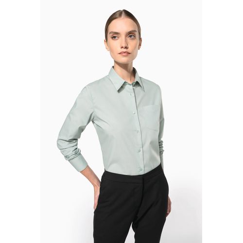 Chemise popeline polycoton entretien facile femme - 1
