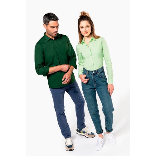 Chemise popeline polycoton entretien facile femme - 7