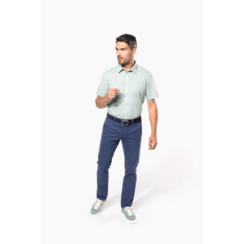 Chemise popeline polycoton manches courtes entretien facile homme - 5