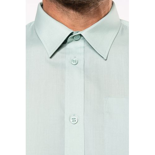 Chemise popeline polycoton manches courtes entretien facile homme - 8