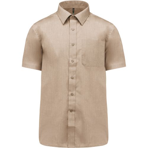 Chemise popeline polycoton manches courtes entretien facile homme - 11