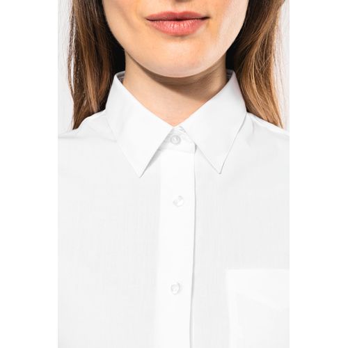 Chemise popeline polycoton manches 3/4 entretien facile femme - 6