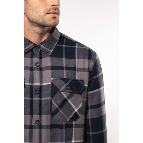 Surchemise à carreaux doublée sherpa homme - 7