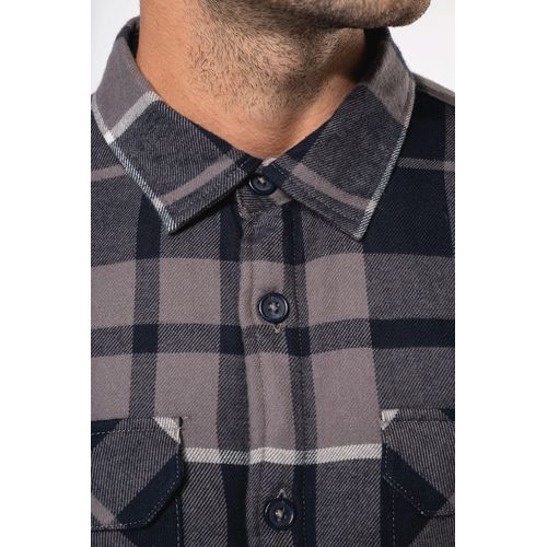 Surchemise à carreaux doublée sherpa homme - 6