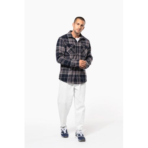 Surchemise à carreaux doublée sherpa homme - 10