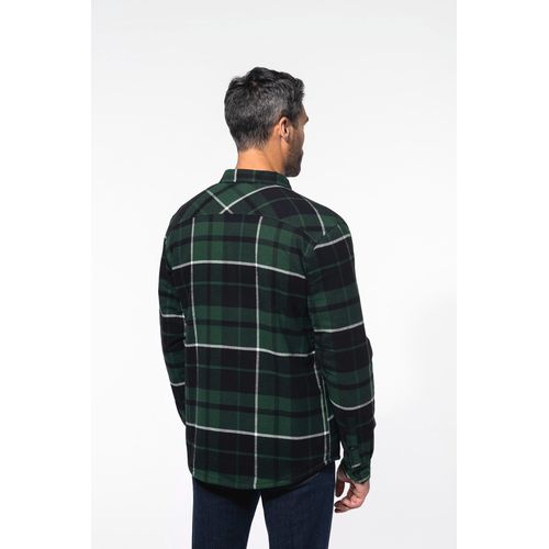 Surchemise à carreaux doublée sherpa homme - 14