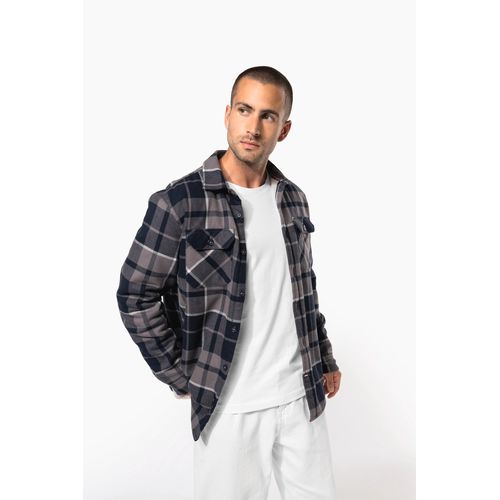 Surchemise à carreaux doublée sherpa homme - 9