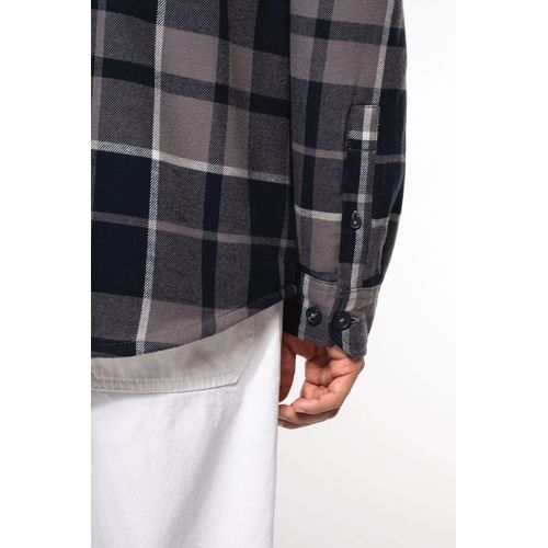 Surchemise à carreaux doublée sherpa homme - 5