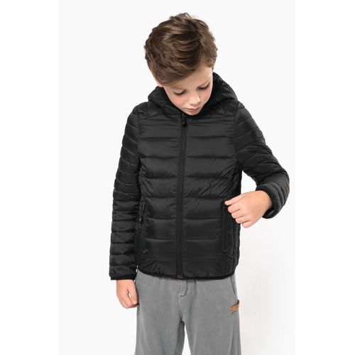 CHAQUETA ACOLCHADA Y LIGERA CON CAPUCHA NIÑOS