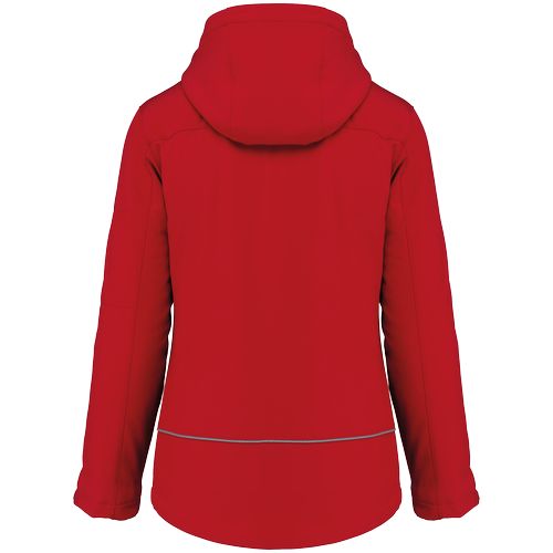 Parka softshell doublée capuche femme