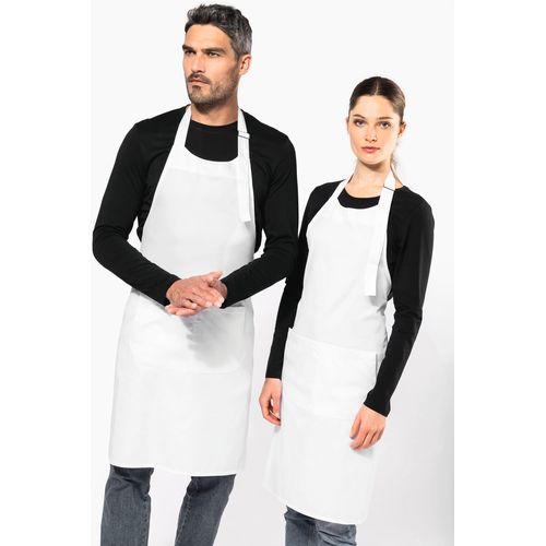 DELANTAL POLIÉSTER/ALGODÓN.  LAVABLE A ALTAS TEMPERATURAS