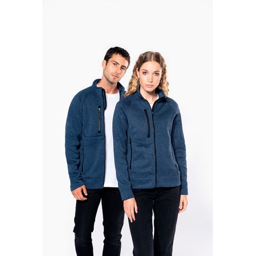 Veste zippée chinée homme - 5
