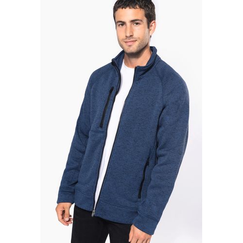 Veste zippée chinée homme - 3