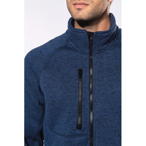 Veste zippée chinée homme - 7